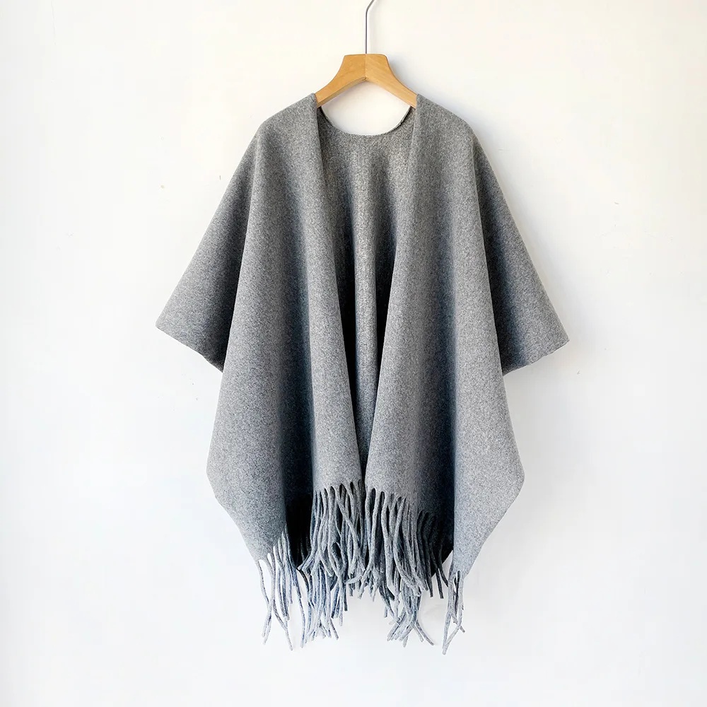 Winter Shawl Cape Womens Thick - Woven Scarf Blanket 评论和价格