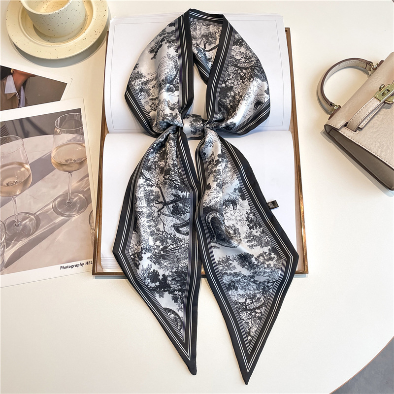 Luxury Long Neckerchief Skinny - Face Scarf Mask 评论和价格