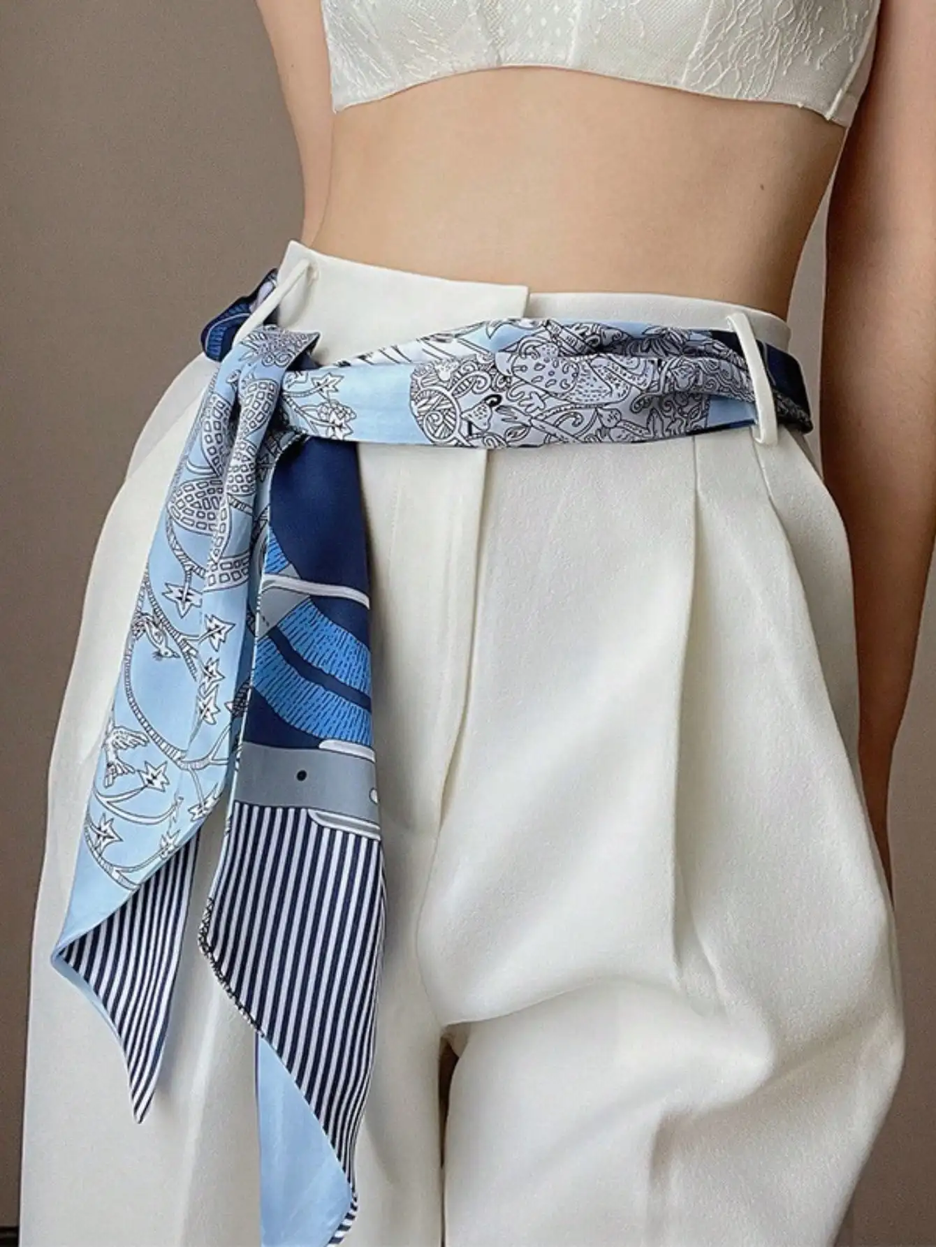 Women's Spring/Summer Casual F - Scarf Silk Square 评论和价格