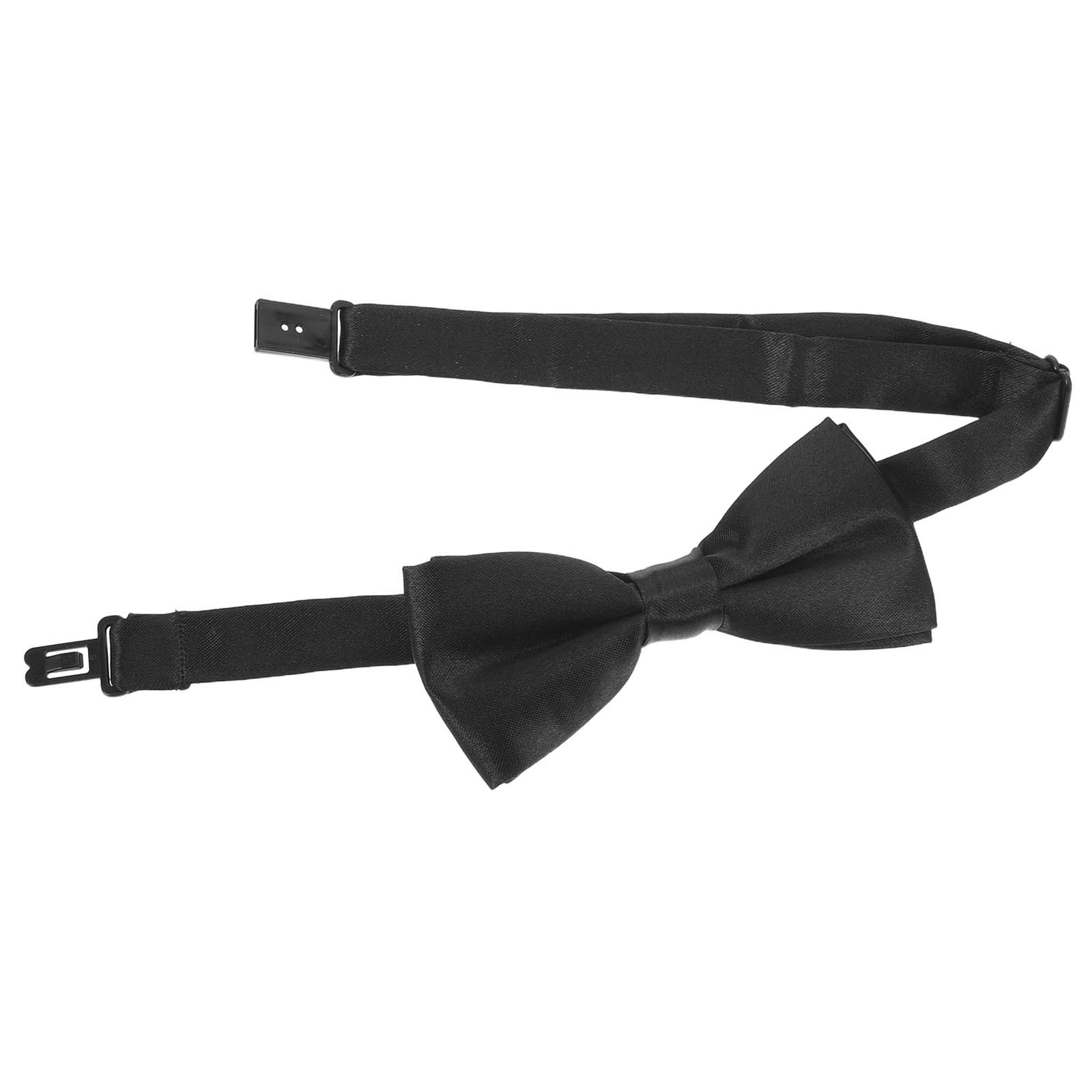 Black Adjustable Kids Bow Tie  - Bow Tie Pre Tied 评论和价格