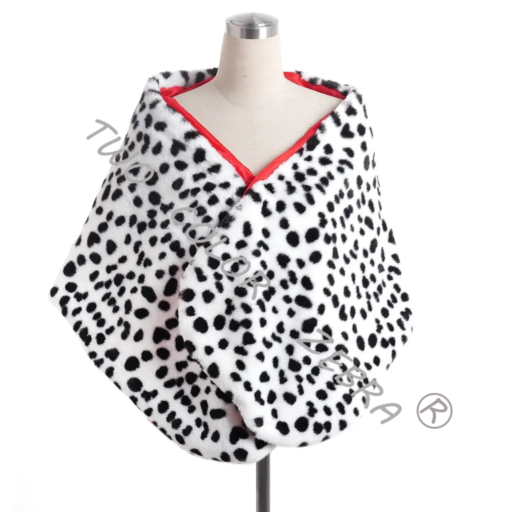 Cruella Deville Cosplay Costum - Face Scarf Mask 评论和价格